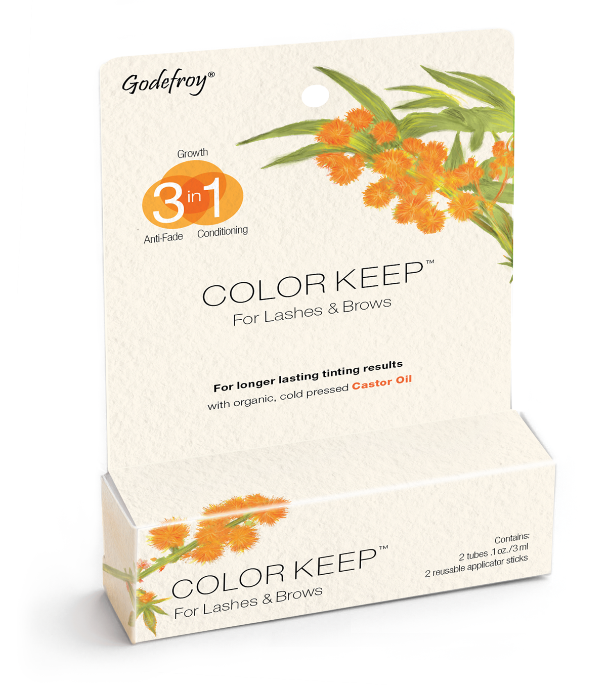 color keep is formulated with all natural ingredients such as lanolin oil, geranium oil, and retinol